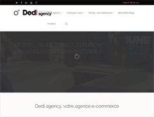 Tablet Screenshot of dedi-agency.com